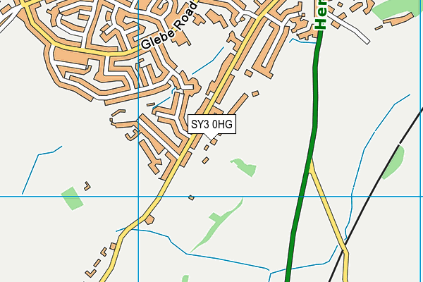 SY3 0HG map - OS VectorMap District (Ordnance Survey)