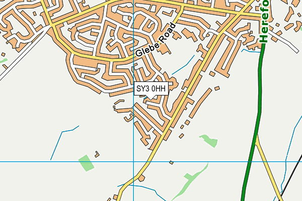 SY3 0HH map - OS VectorMap District (Ordnance Survey)