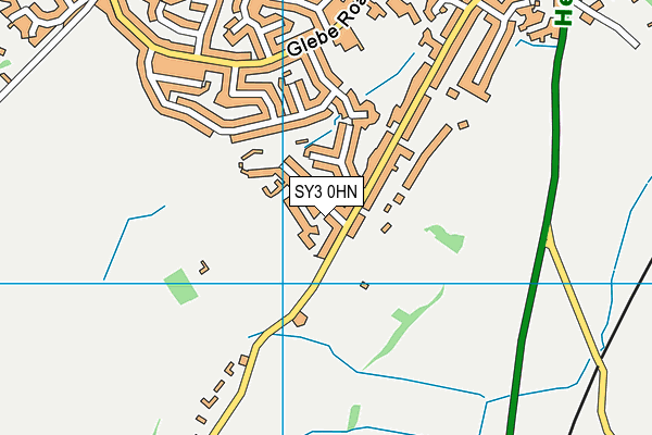 SY3 0HN map - OS VectorMap District (Ordnance Survey)