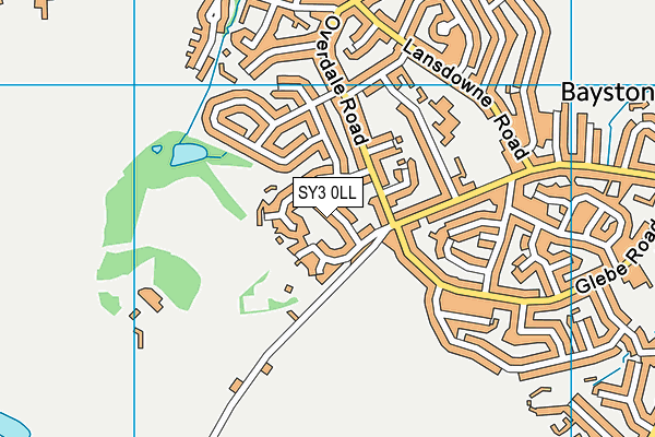 SY3 0LL map - OS VectorMap District (Ordnance Survey)