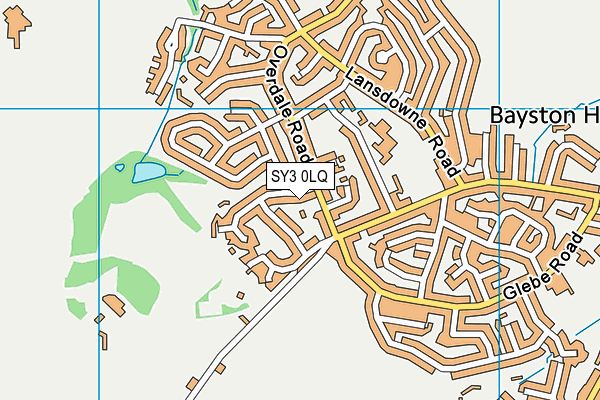 SY3 0LQ map - OS VectorMap District (Ordnance Survey)
