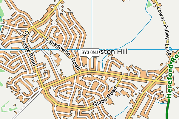 SY3 0NJ map - OS VectorMap District (Ordnance Survey)