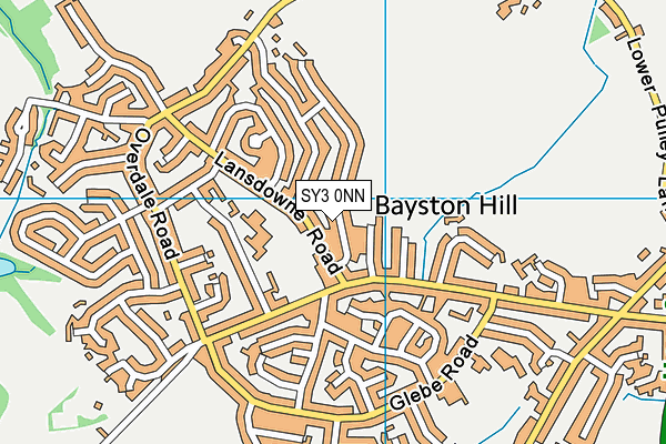 SY3 0NN map - OS VectorMap District (Ordnance Survey)