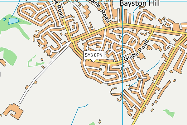 SY3 0PN map - OS VectorMap District (Ordnance Survey)