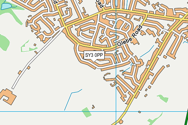 SY3 0PP map - OS VectorMap District (Ordnance Survey)