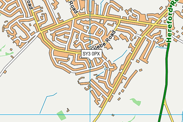 SY3 0PX map - OS VectorMap District (Ordnance Survey)