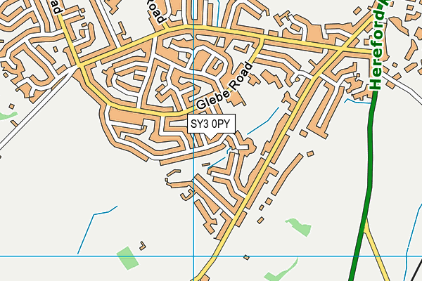 SY3 0PY map - OS VectorMap District (Ordnance Survey)