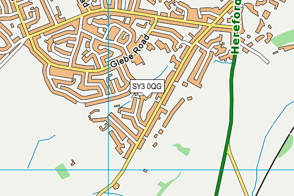 SY3 0QG map - OS VectorMap District (Ordnance Survey)