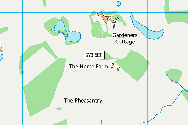 SY3 5EF map - OS VectorMap District (Ordnance Survey)