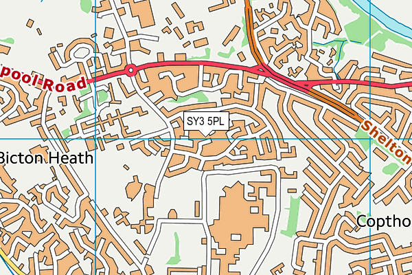 SY3 5PL map - OS VectorMap District (Ordnance Survey)