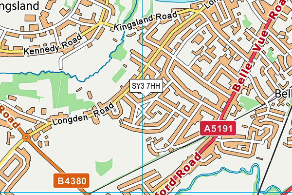 SY3 7HH map - OS VectorMap District (Ordnance Survey)