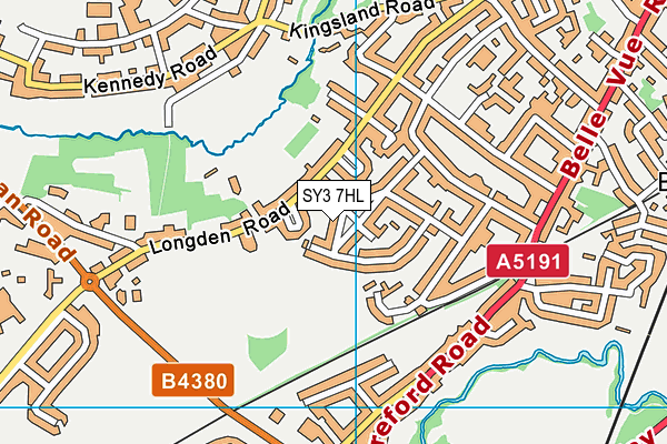 SY3 7HL map - OS VectorMap District (Ordnance Survey)