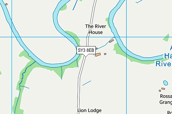 SY3 8EB map - OS VectorMap District (Ordnance Survey)