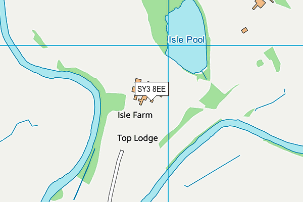 SY3 8EE map - OS VectorMap District (Ordnance Survey)