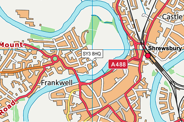 SY3 8HQ map - OS VectorMap District (Ordnance Survey)