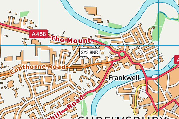 SY3 8NR map - OS VectorMap District (Ordnance Survey)