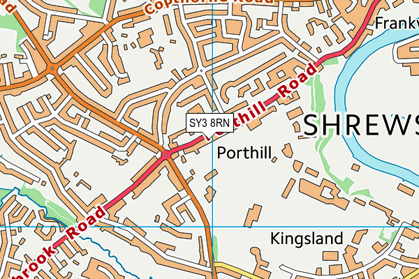 SY3 8RN map - OS VectorMap District (Ordnance Survey)