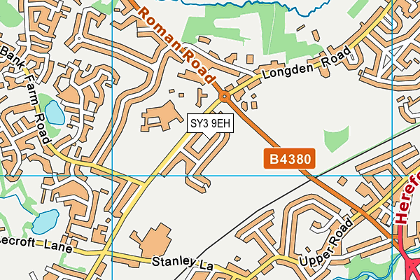 SY3 9EH map - OS VectorMap District (Ordnance Survey)