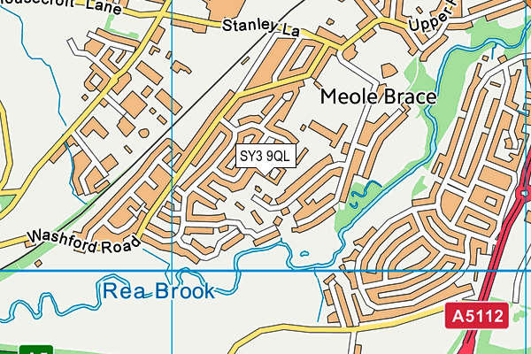 SY3 9QL map - OS VectorMap District (Ordnance Survey)