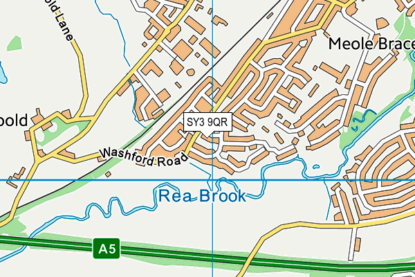 SY3 9QR map - OS VectorMap District (Ordnance Survey)