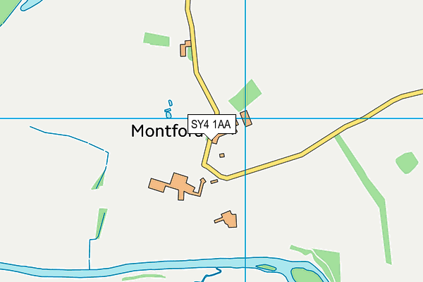 SY4 1AA map - OS VectorMap District (Ordnance Survey)