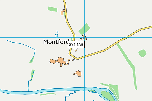 SY4 1AB map - OS VectorMap District (Ordnance Survey)