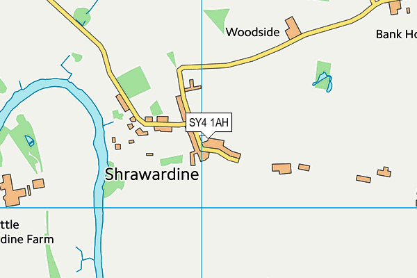 SY4 1AH map - OS VectorMap District (Ordnance Survey)