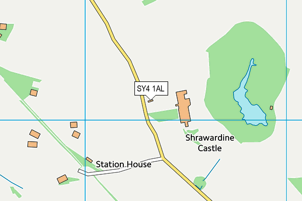 SY4 1AL map - OS VectorMap District (Ordnance Survey)