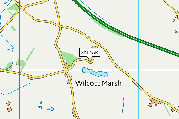 SY4 1AR map - OS VectorMap District (Ordnance Survey)