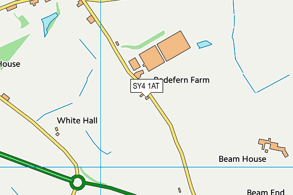 SY4 1AT map - OS VectorMap District (Ordnance Survey)