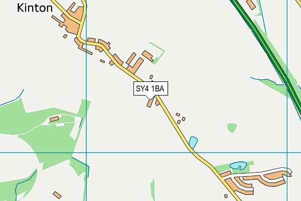 SY4 1BA map - OS VectorMap District (Ordnance Survey)