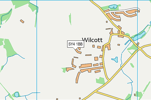 SY4 1BB map - OS VectorMap District (Ordnance Survey)