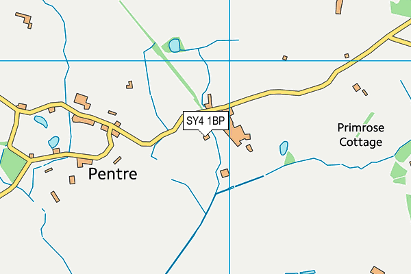 SY4 1BP map - OS VectorMap District (Ordnance Survey)