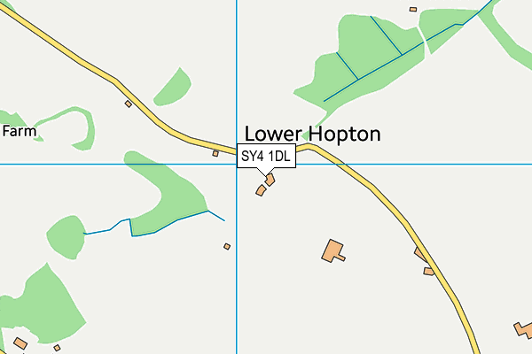 SY4 1DL map - OS VectorMap District (Ordnance Survey)