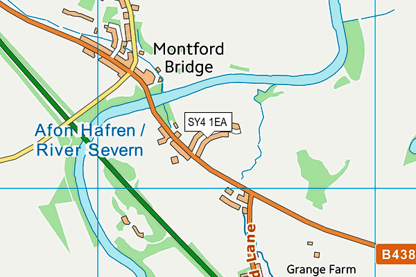 SY4 1EA map - OS VectorMap District (Ordnance Survey)