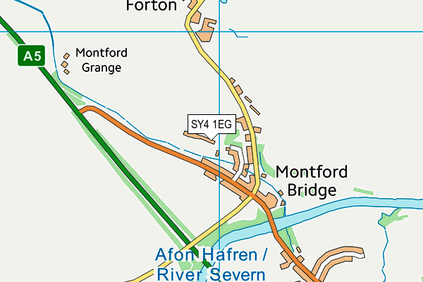 SY4 1EG map - OS VectorMap District (Ordnance Survey)