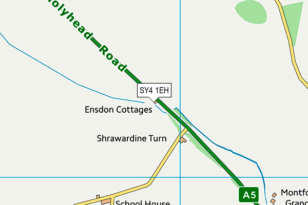 SY4 1EH map - OS VectorMap District (Ordnance Survey)