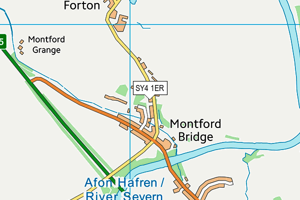 SY4 1ER map - OS VectorMap District (Ordnance Survey)