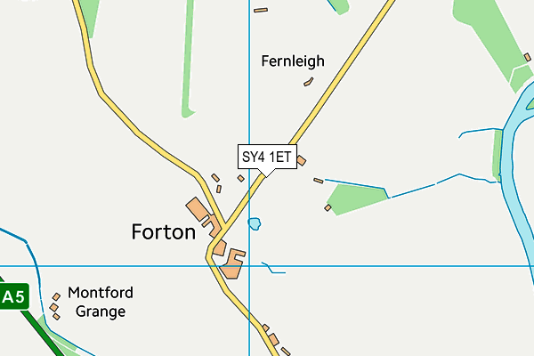 SY4 1ET map - OS VectorMap District (Ordnance Survey)