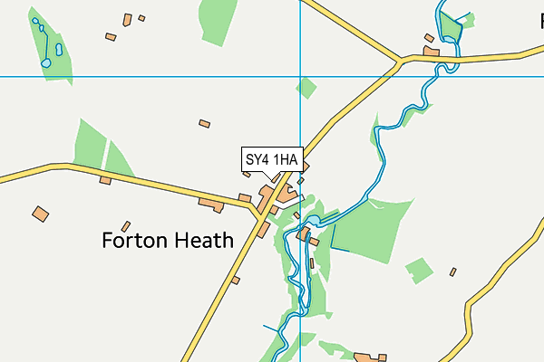 SY4 1HA map - OS VectorMap District (Ordnance Survey)