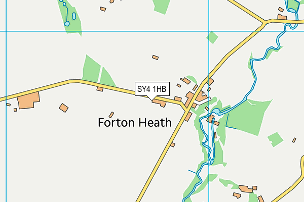 SY4 1HB map - OS VectorMap District (Ordnance Survey)