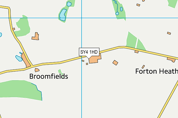 SY4 1HD map - OS VectorMap District (Ordnance Survey)