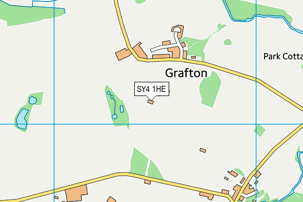 SY4 1HE map - OS VectorMap District (Ordnance Survey)