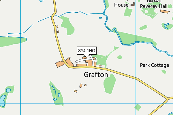 SY4 1HG map - OS VectorMap District (Ordnance Survey)