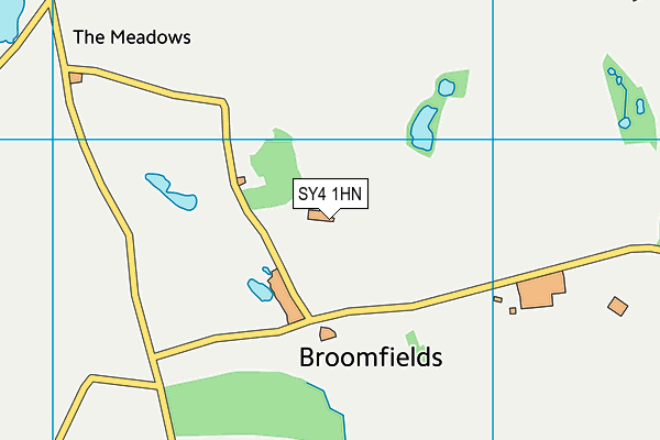 SY4 1HN map - OS VectorMap District (Ordnance Survey)