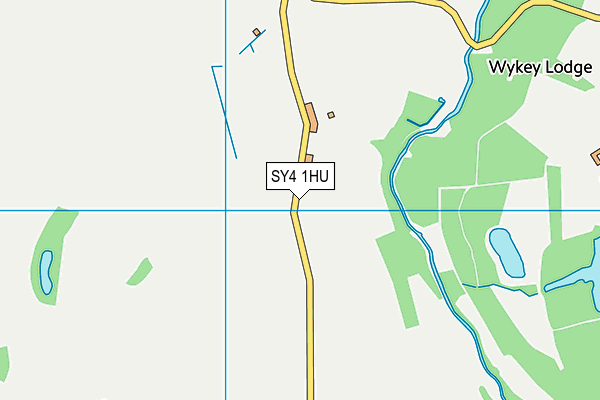 SY4 1HU map - OS VectorMap District (Ordnance Survey)