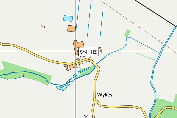 SY4 1HZ map - OS VectorMap District (Ordnance Survey)