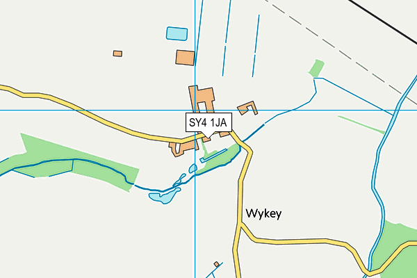 SY4 1JA map - OS VectorMap District (Ordnance Survey)