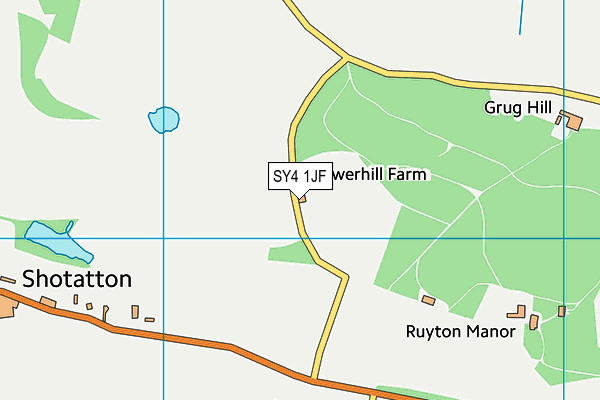 SY4 1JF map - OS VectorMap District (Ordnance Survey)