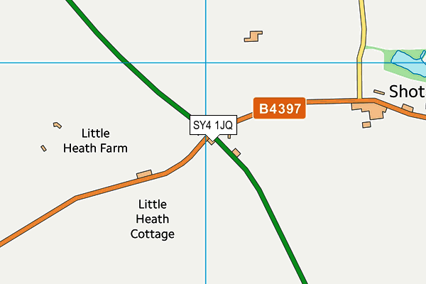 SY4 1JQ map - OS VectorMap District (Ordnance Survey)